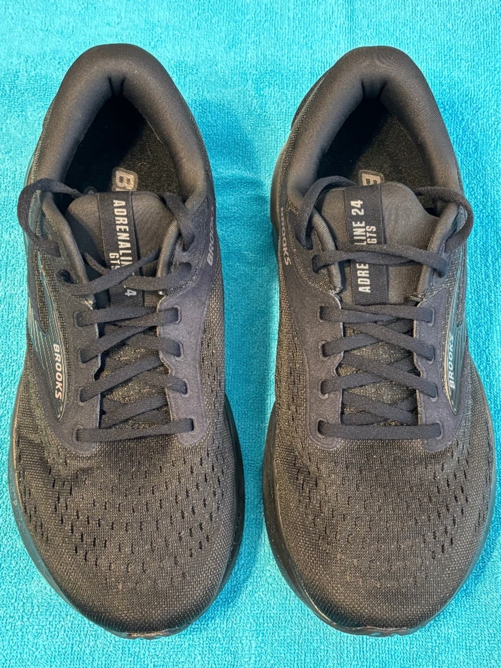 Brooks Adrenaline GTS 24 WOMENS Running Shoes Black Extra Wide 2E Size 10.5